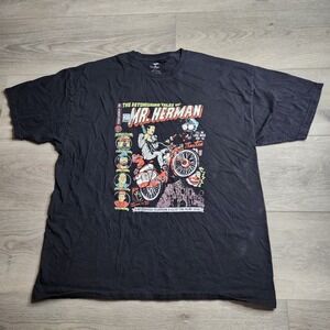 Pee Wee Herman The Astonishing Tales of MR Herman Graphic T Shirt 2XL